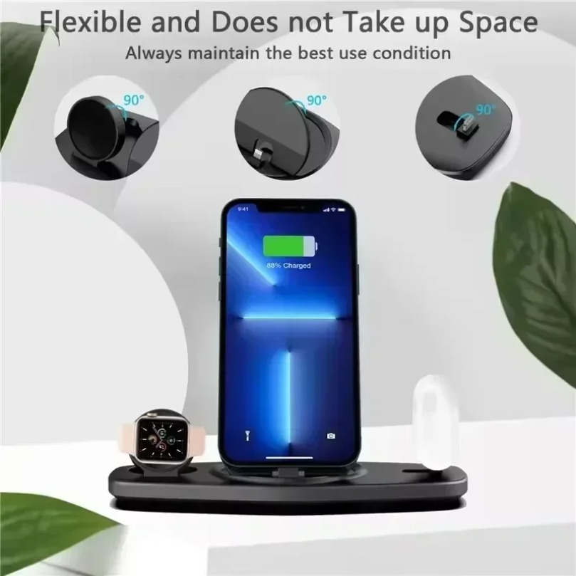 3 In 1 Fast Wireless Charger C - огляд і ціна Smartwatch X12