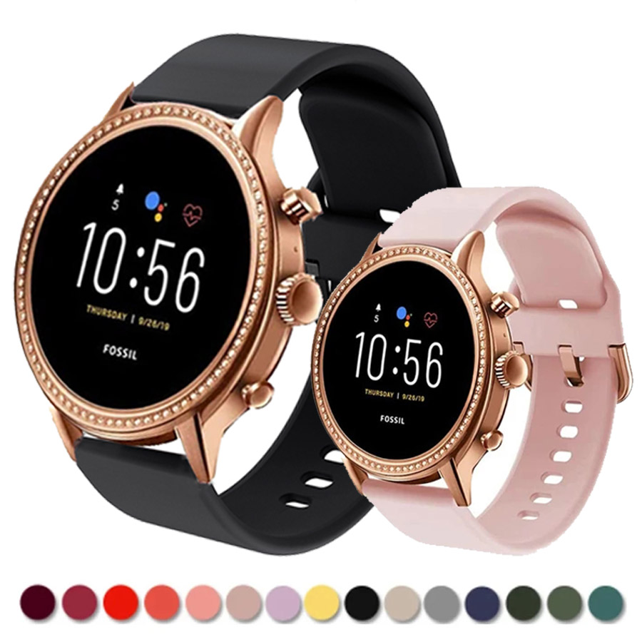 Silicone Strap For Fossil Wome - огляд і ціна Fossil Smartwatch Accessories