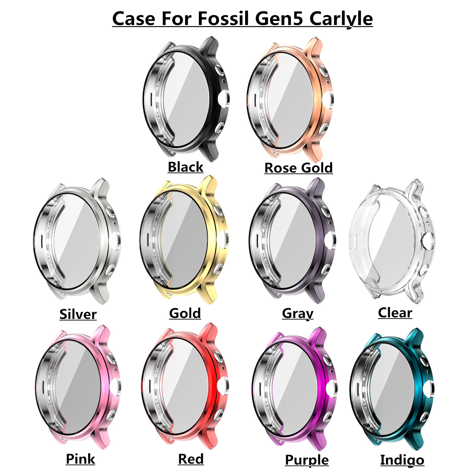 TPU Protective Cover Case For  - огляд і ціна Fossil Smartwatch Accessories