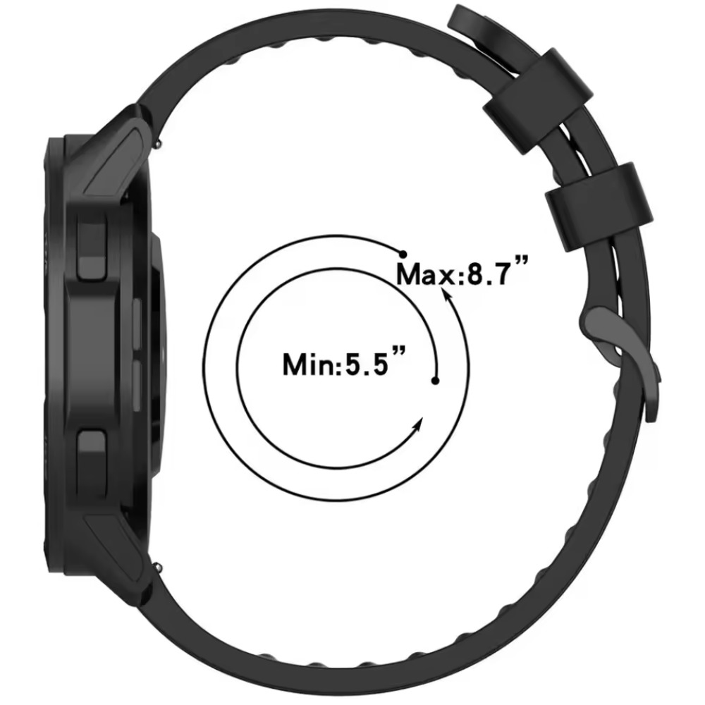 20mm 22mm Silicone Strap for O - огляд і ціна Smartwatch X2